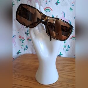 Vintage Dolce & Gabbana 502/73 Tortoise Aviator Neutral Sunglass Glasses Frames